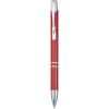Moneta długopis z aluminium z recyklingu P100605C czerwony