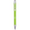 Moneta długopis z aluminium z recyklingu P100605C limonka