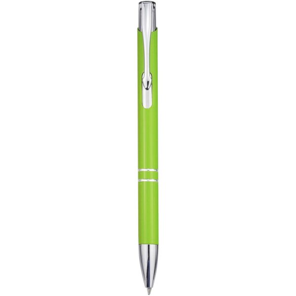 Moneta długopis z aluminium z recyklingu P100605C limonka