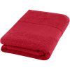 Charlotte bawełniany ręcznik kąpielowy o gramaturze 450 g/m² i wymiarach 50 x 100 cm P075753C czerwony