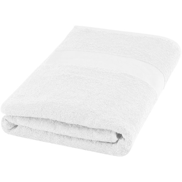 Amelia bawełniany ręcznik kąpielowy o gramaturze 450 g/m² i wymiarach 70 x 140 cm P075759C biały