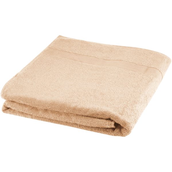 Evelyn bawełniany ręcznik kąpielowy o gramaturze 450 g/m² i wymiarach 100 x 180 cm P075765C beżowy