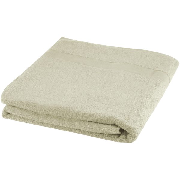Evelyn bawełniany ręcznik kąpielowy o gramaturze 450 g/m² i wymiarach 100 x 180 cm P075765C jasnoszary