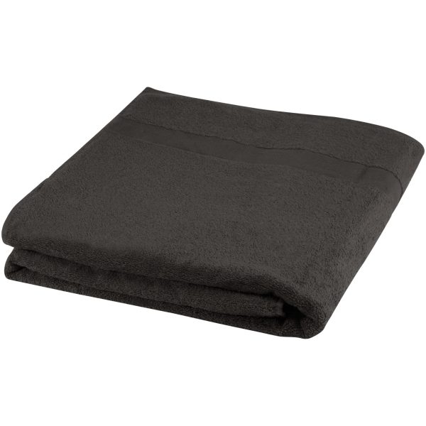 Evelyn bawełniany ręcznik kąpielowy o gramaturze 450 g/m² i wymiarach 100 x 180 cm P075765C antracyt