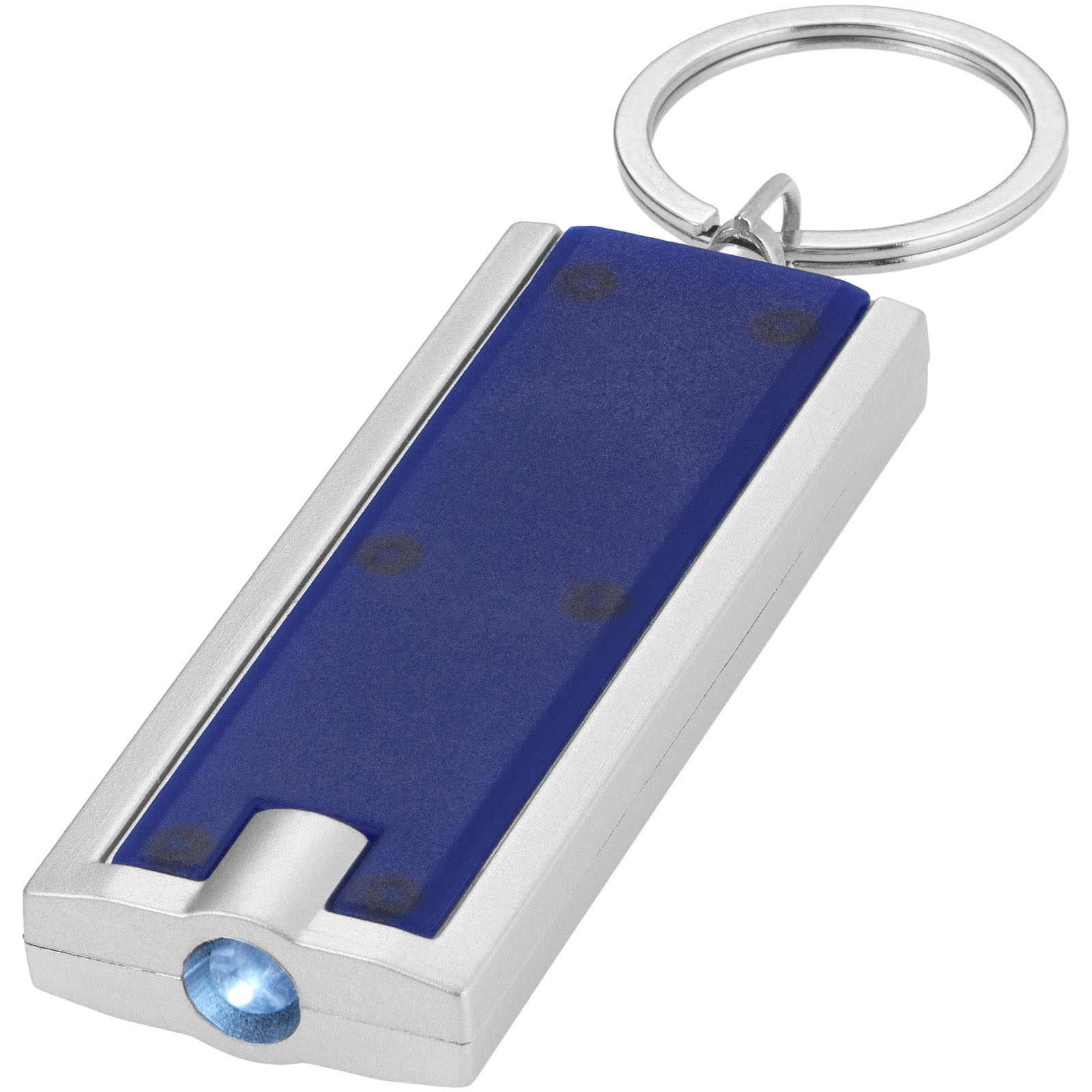 Brelok z latarką Castor P068435C PFC-118012-W