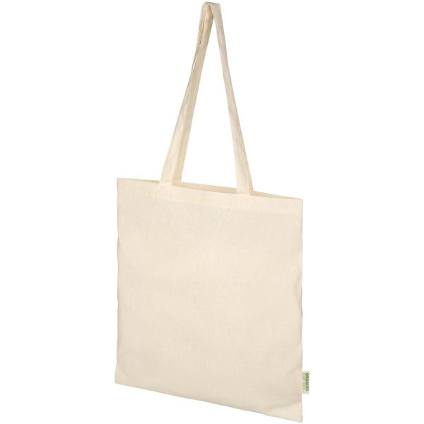 Orissa 140 g/m² organic cotton tote bag 7L P074999C natural