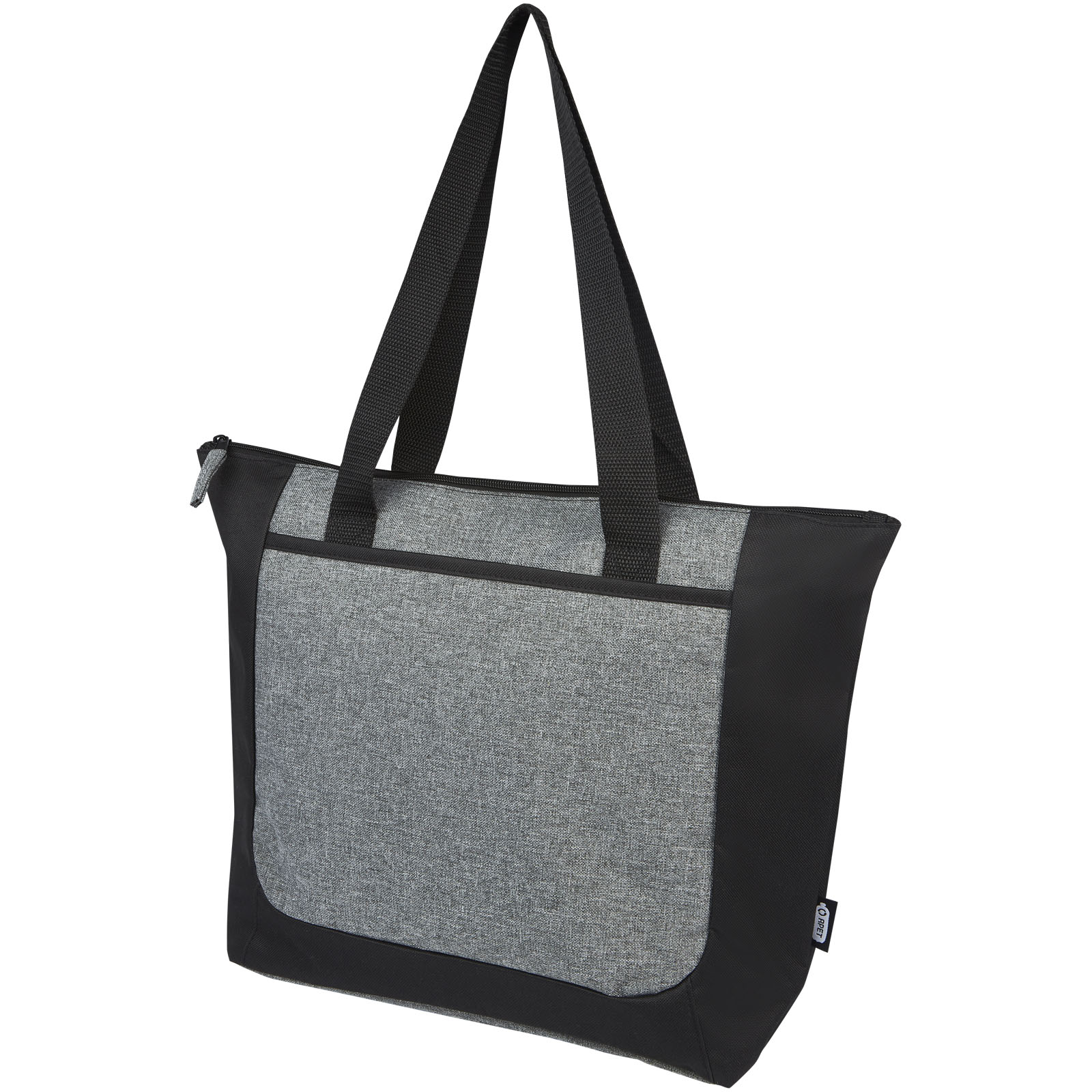 Reclaim torba z długimi uchwytami z recyklingu z certyfikatem GRS na zamek błyskawiczny, 15 l P075787C PFC-12065790