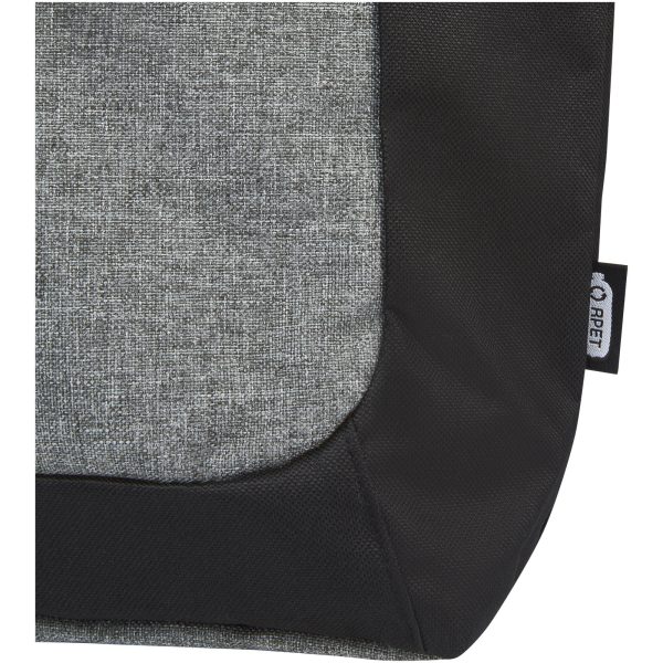 Reclaim torba z długimi uchwytami z recyklingu z certyfikatem GRS na zamek błyskawiczny, 15 l P075787C