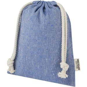 Pheebs torba na prezent z bawełny z recyklingu o gramaturze 150 g/m² i z certyfikatem GRS, mała o pojemności 0,5 l P076233C PFC-120670-W