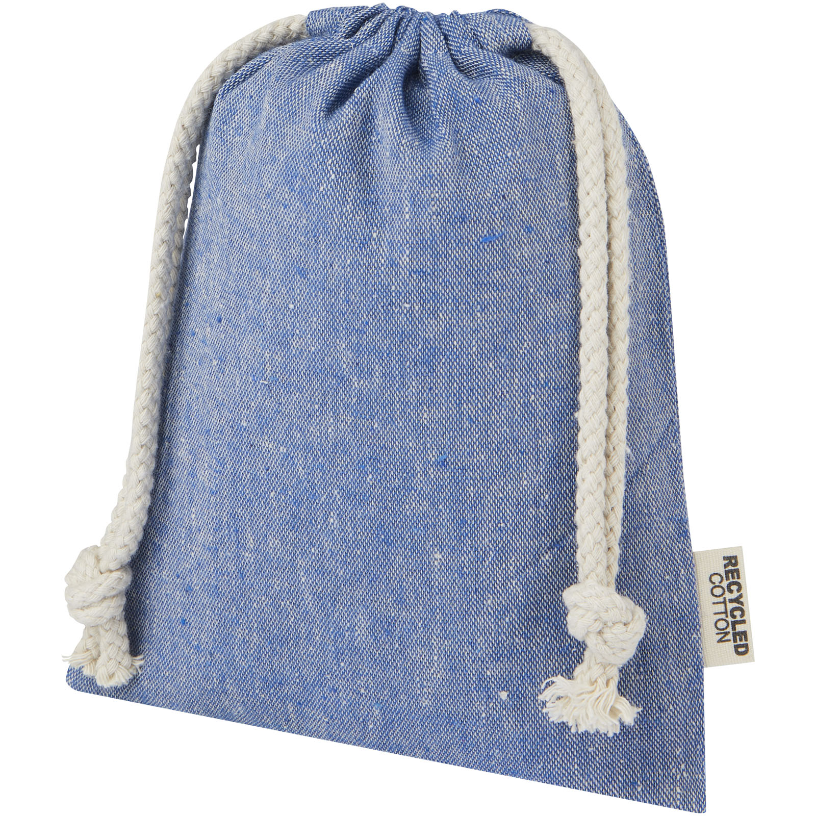 Pheebs torba na prezent z bawełny z recyklingu o gramaturze 150 g/m² i z certyfikatem GRS, mała o pojemności 0,5 l P076233C PFC-120670-W