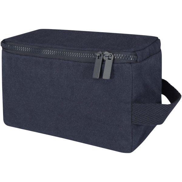 Organizer na przybory toaletowe z materiałów recyklingowanych Pack 500 g/m² Aware™ P109817C granatowy