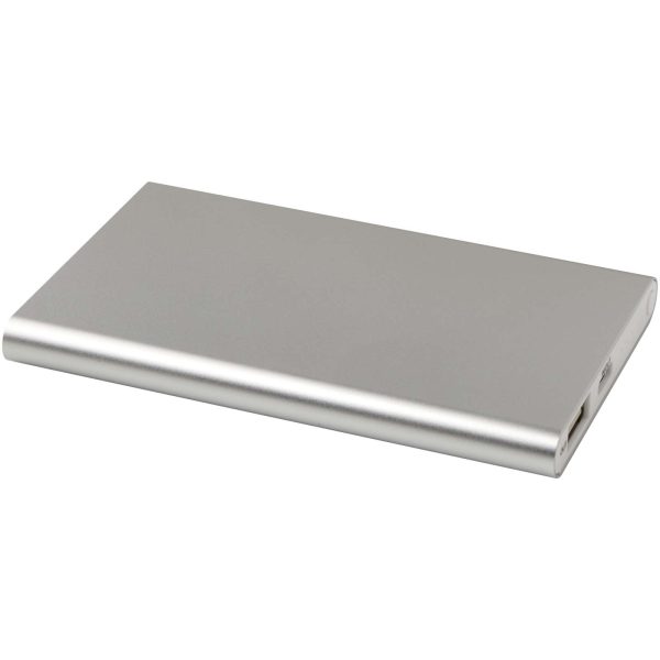 Pep powerbank o pojemności 4000 mAh Type-C z aluminium pochodzącego z recyklingu P098369C srebrny