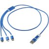 Versatile kabel do ładowania 5-1 z aluminium z recyklingu P098388C błękit królewski