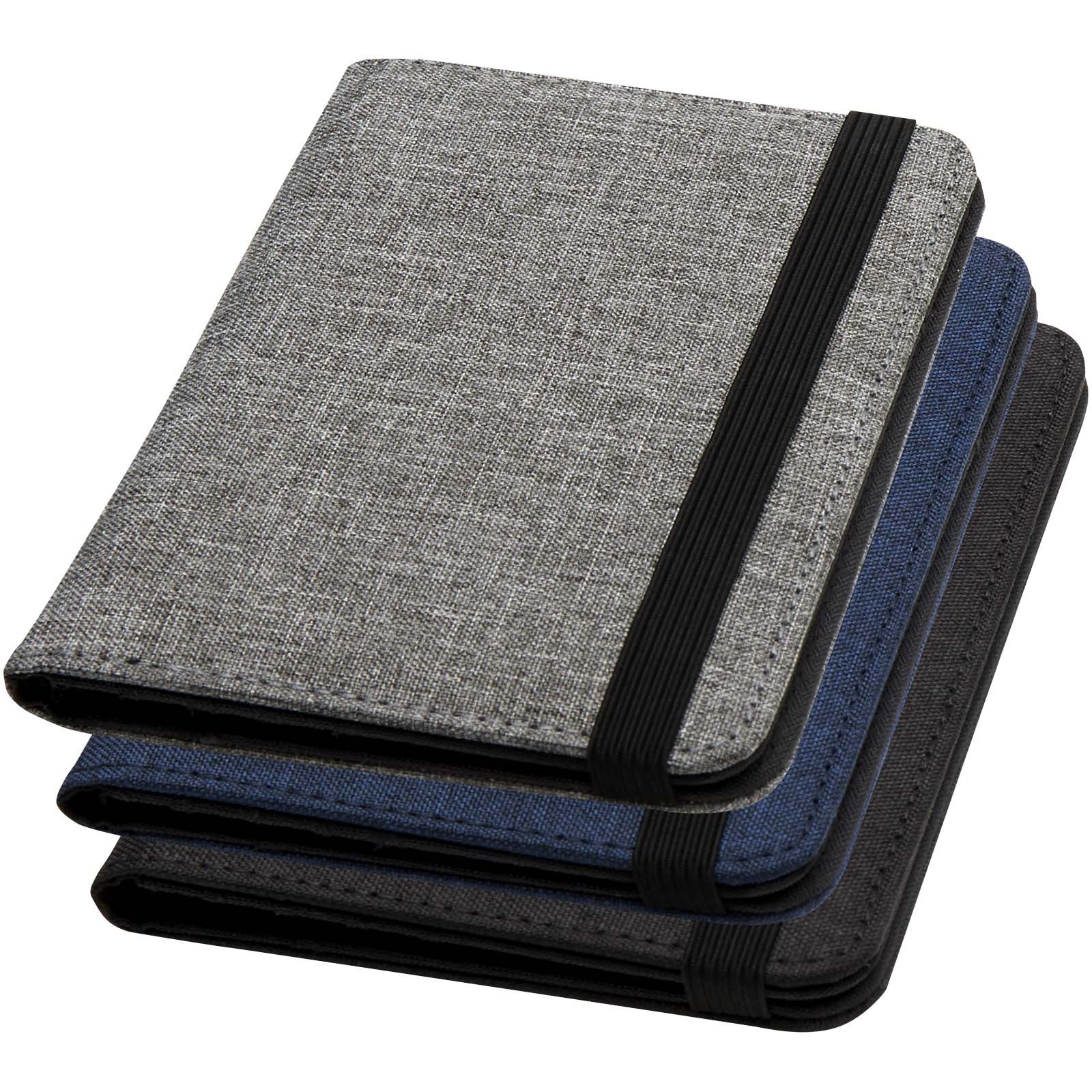 Ross etui na paszport RPET RFID wykonane z materiałów z recyklingu z certyfikatem GRS P097929C PFC-130058-W