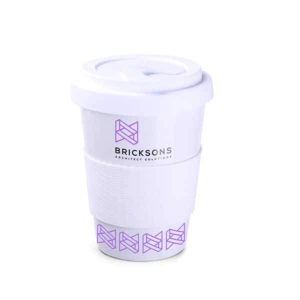 Kubek Coffee 2 Go Lock 350 ml P056149M biały