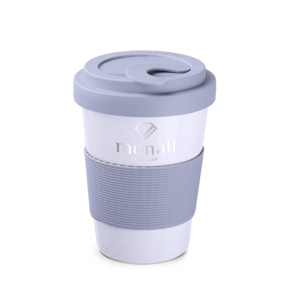 Kubek Coffee 2 Go Lock 350 ml P056149M szary