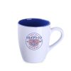 Kubek Ilona Duo 300 ml P047021M biały / refex blue