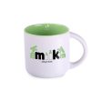 Kubek Modern Pure 390 ml P041785M biały / jasnozielony