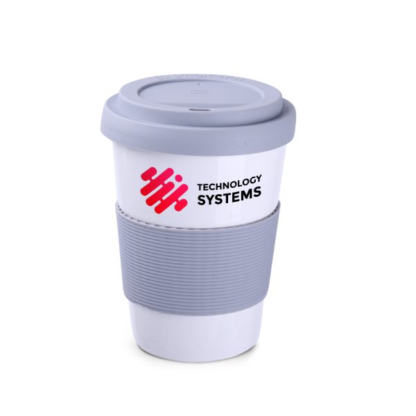 Kubek Coffee 2 Go Classic 350 ml P056142M szary