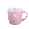 Kubek Handy Velvet 320 ml P063729M rose pink / biały