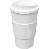 Kubek termiczny z serii Americano® o pojemności 350 ml z uchwytem P068969C biały