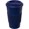 Kubek termiczny z serii Americano® o pojemności 350 ml z uchwytem P068969C niebieski