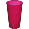 Kubek Arena o pojemności 375 ml wykonany z tworzywa sztucznego P069123C przezroczysta magenta