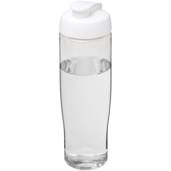 Bidon H2O Tempo® o pojemności 700 ml z wieczkiem zaciskowym P069127C przezroczysty / biały