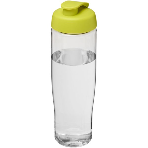 Bidon H2O Tempo® o pojemności 700 ml z wieczkiem zaciskowym P069127C przezroczysty / limonka