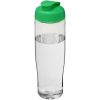 Bidon H2O Tempo® o pojemności 700 ml z wieczkiem zaciskowym P069127C przezroczysty / zielony