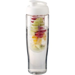 Bidon H2O Tempo® o pojemności 700 ml z wieczkiem zaciskowym zmożliwością przyrządzania wody smakowej P069147C PFC-210041-W
