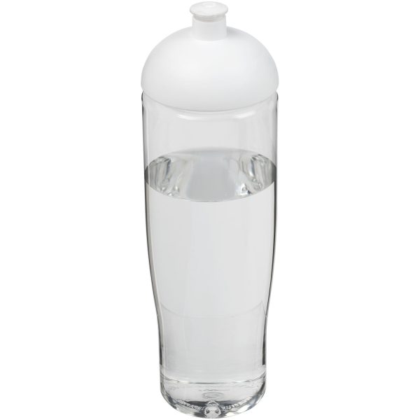 Bidon H2O Tempo® o pojemności 700 ml z wypukłym wieczkiem P069153C przezroczysty / biały