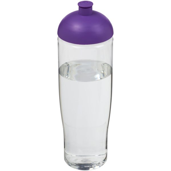 Bidon H2O Tempo® o pojemności 700 ml z wypukłym wieczkiem P069153C przezroczysty / fioletowy