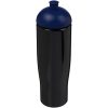 Bidon H2O Tempo® o pojemności 700 ml z wypukłym wieczkiem P069153C czarny / niebieski