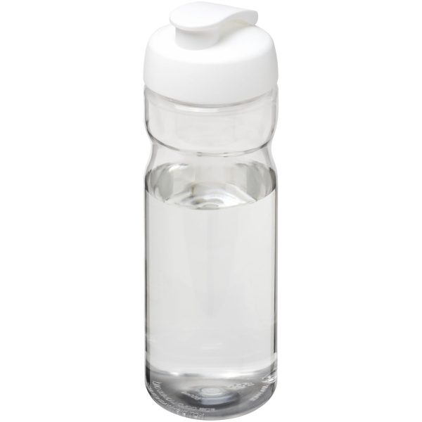Bidon H2O Base® o pojemności 650 ml z wieczkiem zaciskowym P069202C przezroczysty / biały