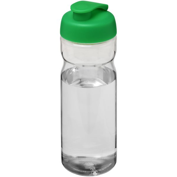 Bidon H2O Base® o pojemności 650 ml z wieczkiem zaciskowym P069202C przezroczysty / zielony