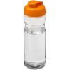 Bidon H2O Base® o pojemności 650 ml z wieczkiem zaciskowym P069202C przezroczysty / pomarańczowy