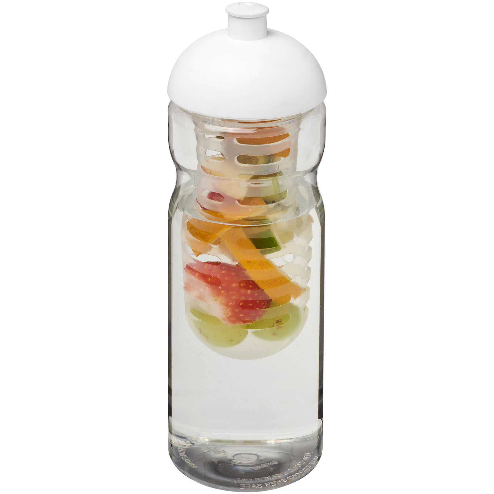 Bidon H2O Base® z wypukłym wieczkiem o pojemności 650 ml z możliwością przyrządzania wody smakowej P069263C PFC-210048-W
