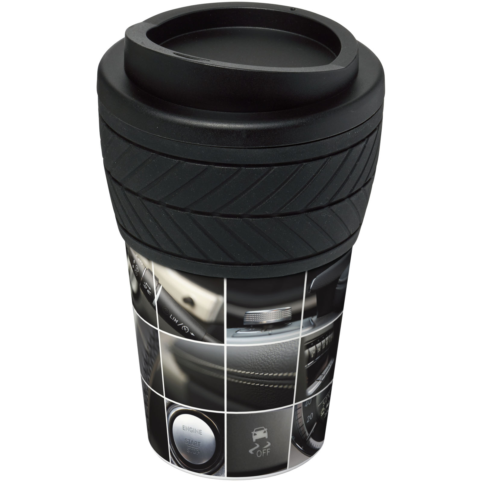 Kubek termiczny z serii Brite-Americano® tyre o pojemności 350 ml P069419C PFC-210088-W