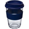 Kubek Americano® Cortado o pojemności 300 ml z uchwytem P072502C niebieski