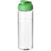 Bidon H2O Vibe o pojemności 850 ml z otwieranym wieczkiem P072562C przezroczysty / zielony