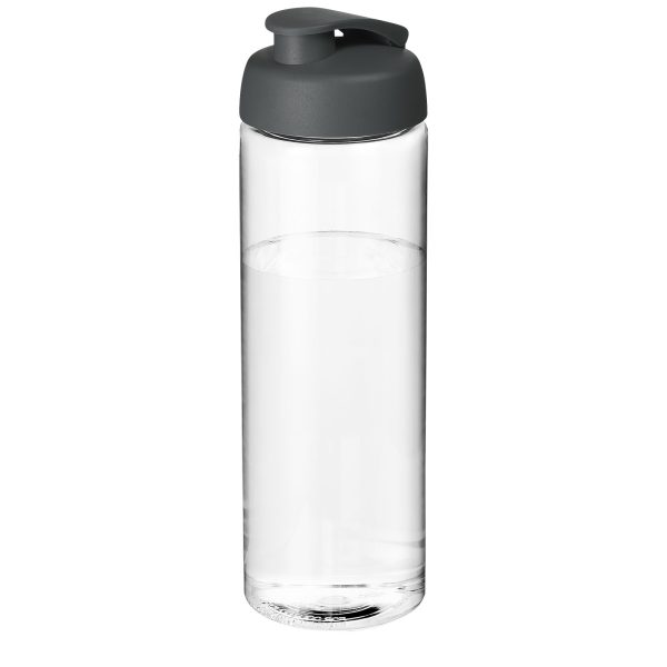 Bidon H2O Vibe o pojemności 850 ml z otwieranym wieczkiem P072562C przezroczysty / szary