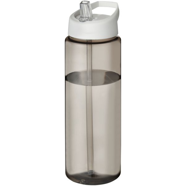 Bidon H2O Vibe o pojemności 850 ml z wieczkiem z dzióbkiem P072576C ciemnografitowy / biały