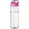 Bidon H2O Vibe o pojemności 850 ml z wieczkiem z dzióbkiem P072576C przezroczysty / różowy