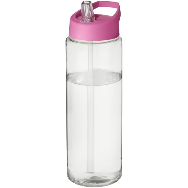 Bidon H2O Vibe o pojemności 850 ml z wieczkiem z dzióbkiem P072576C przezroczysty / różowy