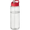 Bidon H2O Vibe o pojemności 850 ml z wieczkiem z dzióbkiem P072576C przezroczysty / czerwony