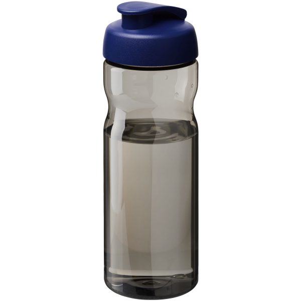 Bidon H2O Eco o pojemności 650 ml z wieczkiem zaciskowym P072593C ciemnografitowy / błękit królewski