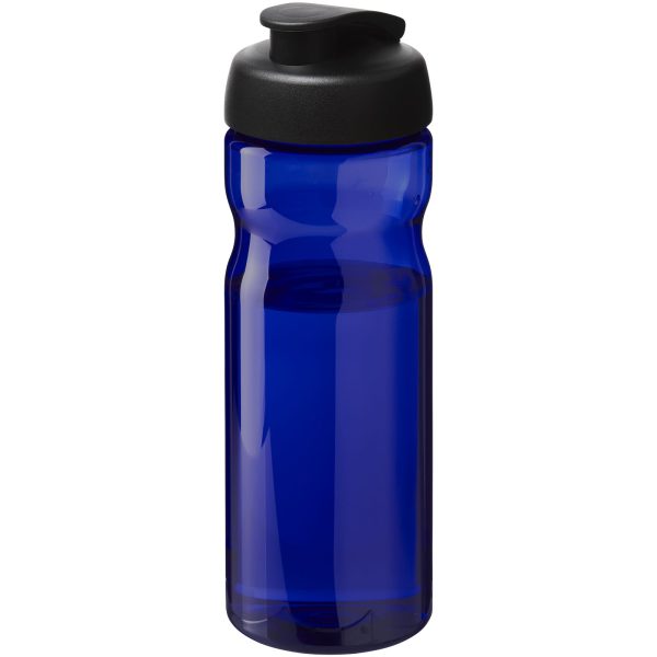 Bidon H2O Eco o pojemności 650 ml z wieczkiem zaciskowym P072593C niebieski / czarny