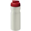 Bidon H2O Eco o pojemności 650 ml z wieczkiem zaciskowym P072593C kość słoniowa / czerwony