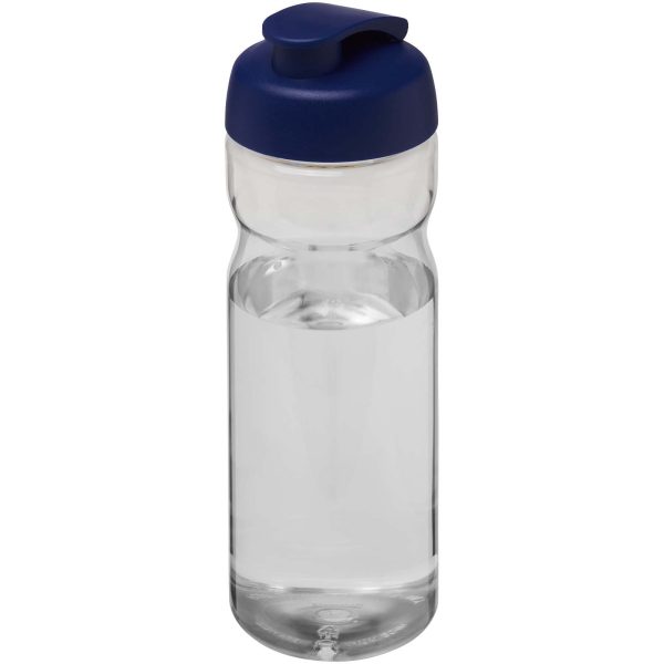 Bidon H2O Eco o pojemności 650 ml z wieczkiem zaciskowym P072593C przezroczysty / niebieski